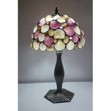 Seashell Lamp Shade and Base Purple Pecten Nobilis - Seashell Lampshades